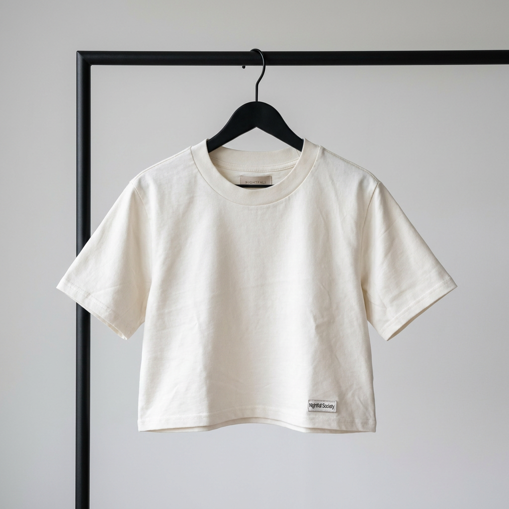 Presence Crop T-shirt - Ecru