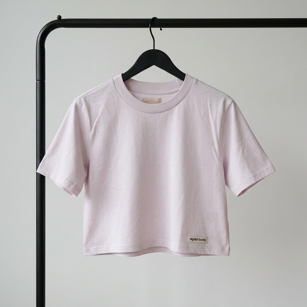 Presence Crop T-shirt - Orchid